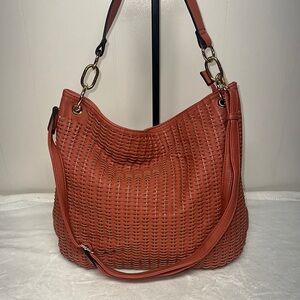 Malibu Skye  Hobo Bag with Woven Texture and Adjustable Strap